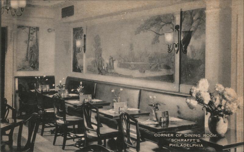 Corner of Dining Room, Schrafft's Philadelphia Pennsylvania