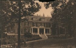 Phi Delta Theta Fraternity House, University of Michigan Postcard