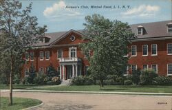Airmen's Club, Mitchel Field, Long Island, New York Postcard