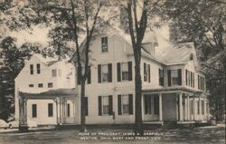 Home of President James A. Garfield, Mentor OH - Front & Back Postcard
