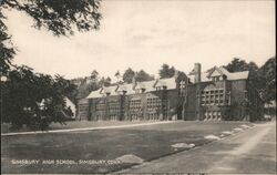 Simsbury High School and Grounds Postcard