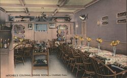 Mitchell's Colonial Dining Room, Litchfield, CT - 1962 Postcard