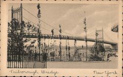 Triborough Bridge, New York Postcard