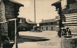 Interior, Fort Dearborn, A Century of Progress Postcard