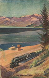 Lake Pend Oreille, Idaho - Northern Pacific Railway Postcard
