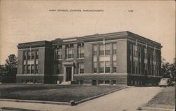 Canton High School, Canton, Massachusetts Postcard