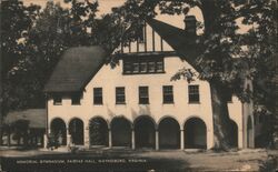 Memorial Gymnasium, Fairfax Hall, Waynesboro, Virginia Postcard