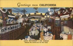 Lucca Restaurant Postcard