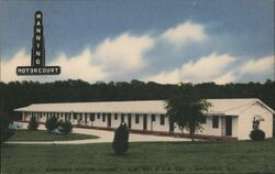 Manning Motor Court, Manning, SC Postcard