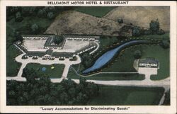 Bellemont Motor Hotel & Restaurant Postcard
