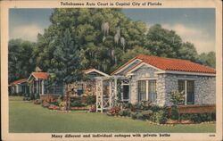 Tallahassee Motor Hotel Postcard