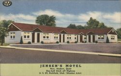 Jensen's Motel, Richfield, Utah Postcard
