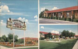 Stone Motel, 35 E. Van Buren at 21st Place, Phoenix, Arizona Postcard