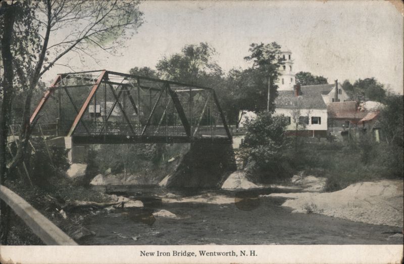 New Iron Bridge over Baker River, Wentworth, New Hampshire