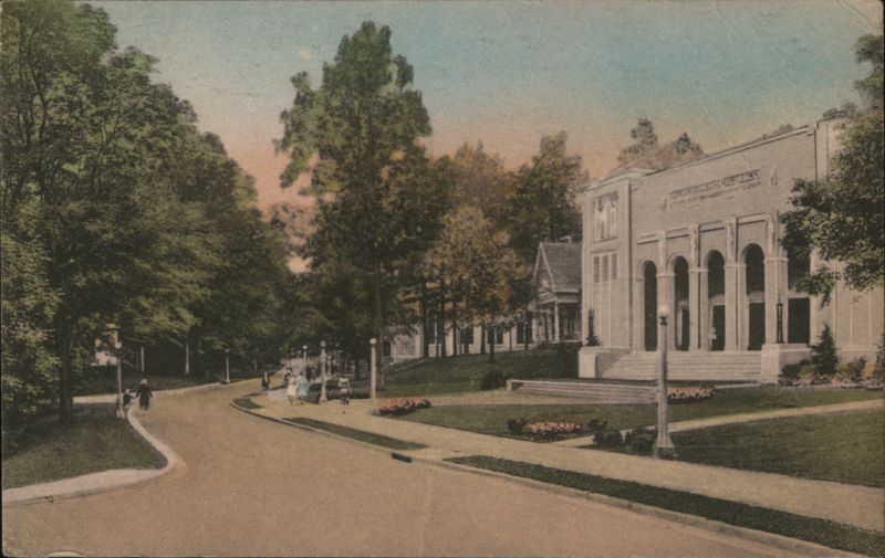 Pratt Avenue and Norton Memorial Hall, Chautauqua, NY New York