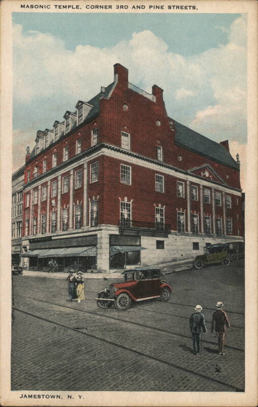 Masonic Temple - Corner 3rd and Pine Streets Jamestown New York