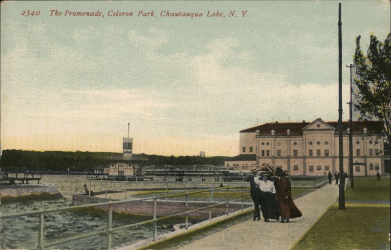 Celoron Park Promenade, Chautauqua Lake, NY New York