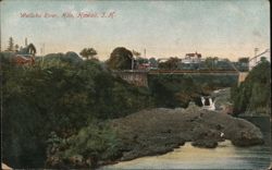 Wailuku River Bridge & Waterfall, Hilo, Hawaii Postcard