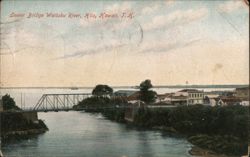 Lower Bridge, Wailuku River, Hilo, Hawaii Postcard