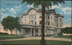 Honolulu Elks Club Front View Postcard