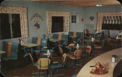 Kaffeestugan Swedish Coffee Shop Interior, Jamestown NY Postcard