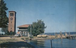 Miller Bell Tower, College Club of Chautauqua, New York Postcard