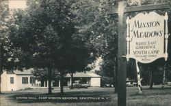 Mission Meadows Dining Hall, Dewittville NY - Middle East Covenant Youth Camp Postcard
