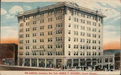 The Samuels Hotel, Jamestown NY Postcard