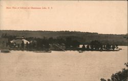 Shore View of Celoron on Chautauqua Lake, New York Postcard