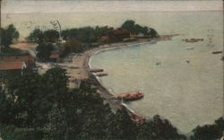 Barcelona Harbor, Lake Erie, New York Postcard