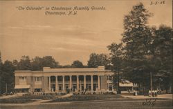 The Colonnade at Chautauqua Assembly Grounds Postcard