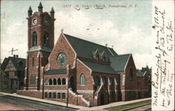 St. Luke's Church, Jamestown, NY Postcard