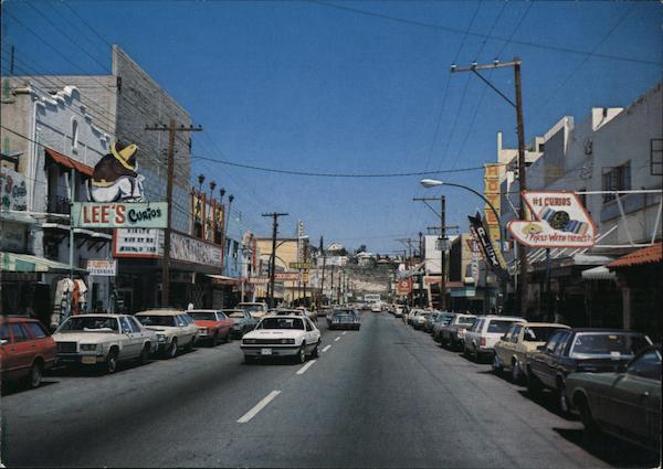 Curio Shops on Alvaro Obregón Avenue Nogales Mexico