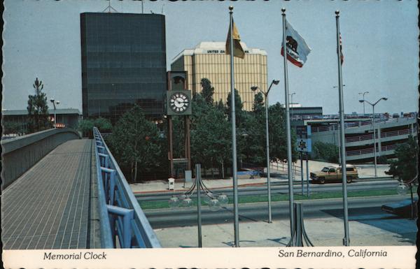 Memorial Clock San Bernardino California