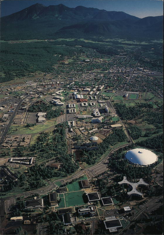 Aerial View of Campus of Northern Arizona University Flagstaff