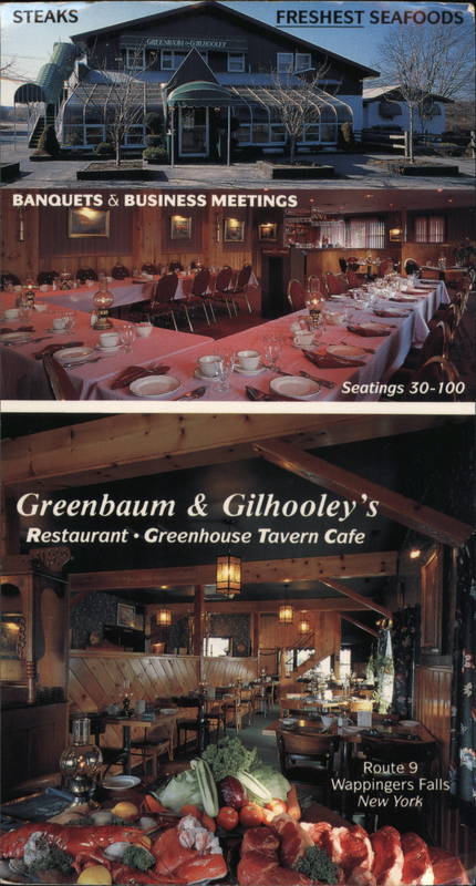 Greenbaum & Gilhooley's Restaurant Greenhouse Tavern Cafe Wappingers Falls New York
