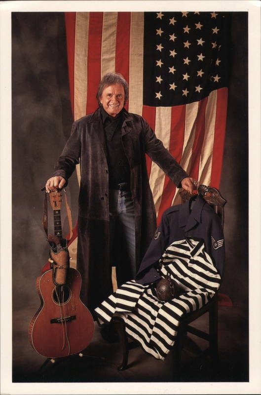 Johnny Cash with Memorabilia John Guider Performers & Groups