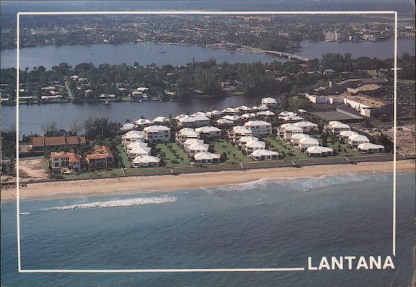 Aerial View of Lantana Florida