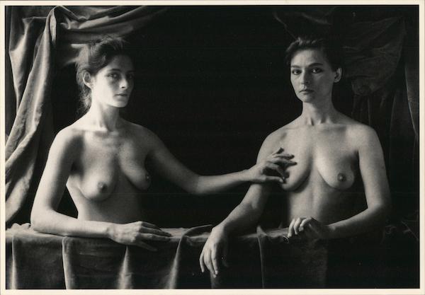 Two Nude Women, Lesbian Interest Risque & Nude