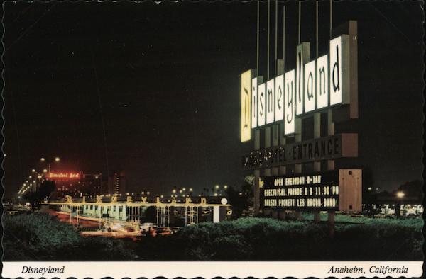 Main Entrance Way to Disneyland Anaheim California