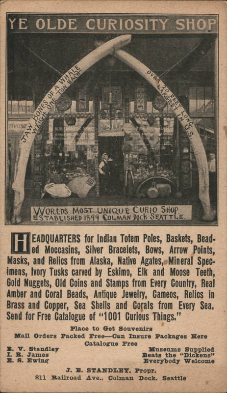 Ye Olde Curiosity Shop Seattle Washington