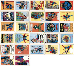 Set of 27 DC Comics 1981 Postcards Super Friends Postcard