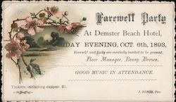 Farewell Party ay Demster Beach Hotel Ephemera