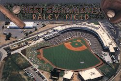 West Sacramento Raley Field California Tom Myers Postcard Postcard Postcard