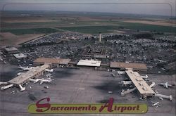 Sacramento International Airport California Postcard Postcard Postcard