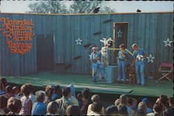 Universal Studios Animal Actors Training Stage Postcard