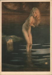 Au Crepuscule, Paul Chabas, Musee du Luxembourg Postcard