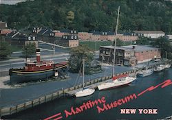 Hudson River Maritime Museum Postcard