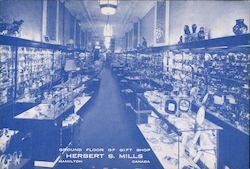 Herbert S. Mills Gift Shop Postcard