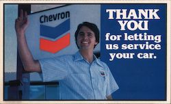 Pomona Service Center Chevron Postcard